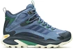 Moška obutev za uporabo na prostem Merrell  Moab Speed 2 Mid Gtx Steel Blue  UK 11