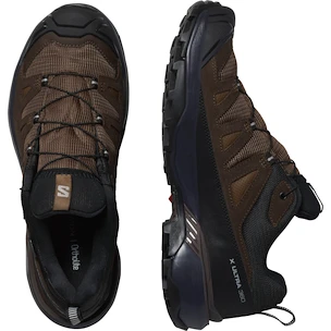 Moška obutev za uporabo na prostem Salomon Leather Gore-Tex Dark Earth/Delicioso/Sharkskin  UK 10