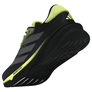 Moška tekaška obutev adidas Supernova Stride 2 Core Black/Iron Metallic/Pulse Lime  UK 9,5