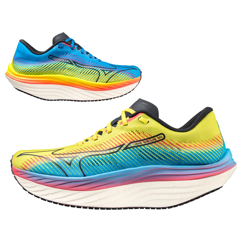 Moška tekaška obutev Mizuno Pro Bolt 2 (Neon)/Ombre Blue/Jet Blue