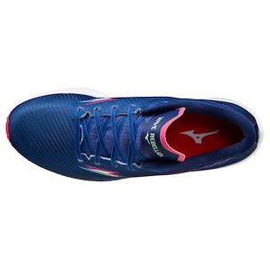 Moška tekaška obutev Mizuno Wave Rebellion / Princess Blue / Paradise Green / Diva Pink  UK 10,5