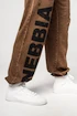 Moška trenirka Nebbia Washed-off Gym Sweatpants Baggy Style GYM BRO 373 Ligth Brown