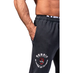 Moška trenirka Nebbia Washed Sweat Joggers LEGEND 795 black