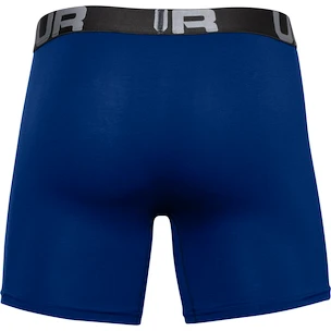 Moške boksarice Under Armour  Charged Cotton 6in 3Pack Blue  S