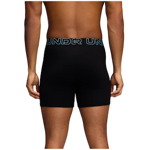 Moške boksarice Under Armour Perf Cotton 6in 3Pack Black
