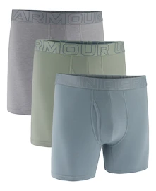 Moške boksarice Under Armour Perf Cotton 6in 3Pack Blue