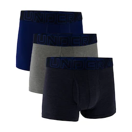Moške boksarice Under Armour Perf Cotton Solid 3in 3Pack Navy