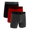 Moške boksarice Under Armour Perf Cotton Solid 6in 3Pack Castlerock Heather