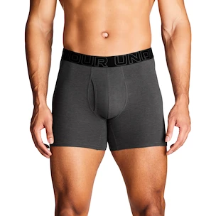 Moške boksarice Under Armour Perf Cotton Solid 6in 3Pack Castlerock Heather