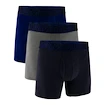 Moške boksarice Under Armour Perf Cotton Solid 6in 3Pack Navy