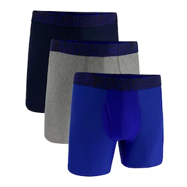 Moške boksarice Under Armour Perf Tech 6in 3Pack Blue