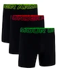 Moške boksarice Under Armour Perf Tech Mesh 6in 3Pack Black
