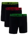 Moške boksarice Under Armour Perf Tech Mesh 6in 3Pack Black
