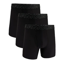 Moške boksarice Under Armour Perf Tech Mesh Solid 6in 3Pack Black