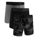 Moške boksarice Under Armour Perf Tech Print 6in 3Pack Black  S