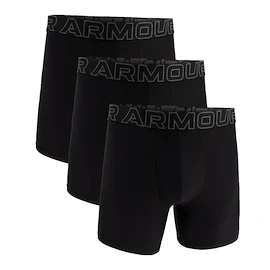 Moške boksarice Under Armour Perf Tech Solid 6in 3Pack Black