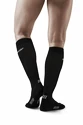 Moške kompresijske dokolenke CEP  RECOVERY Black/Black