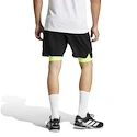 Moške kratke hlače adidas  Club 2In1 Short Black/Lucid Lemon