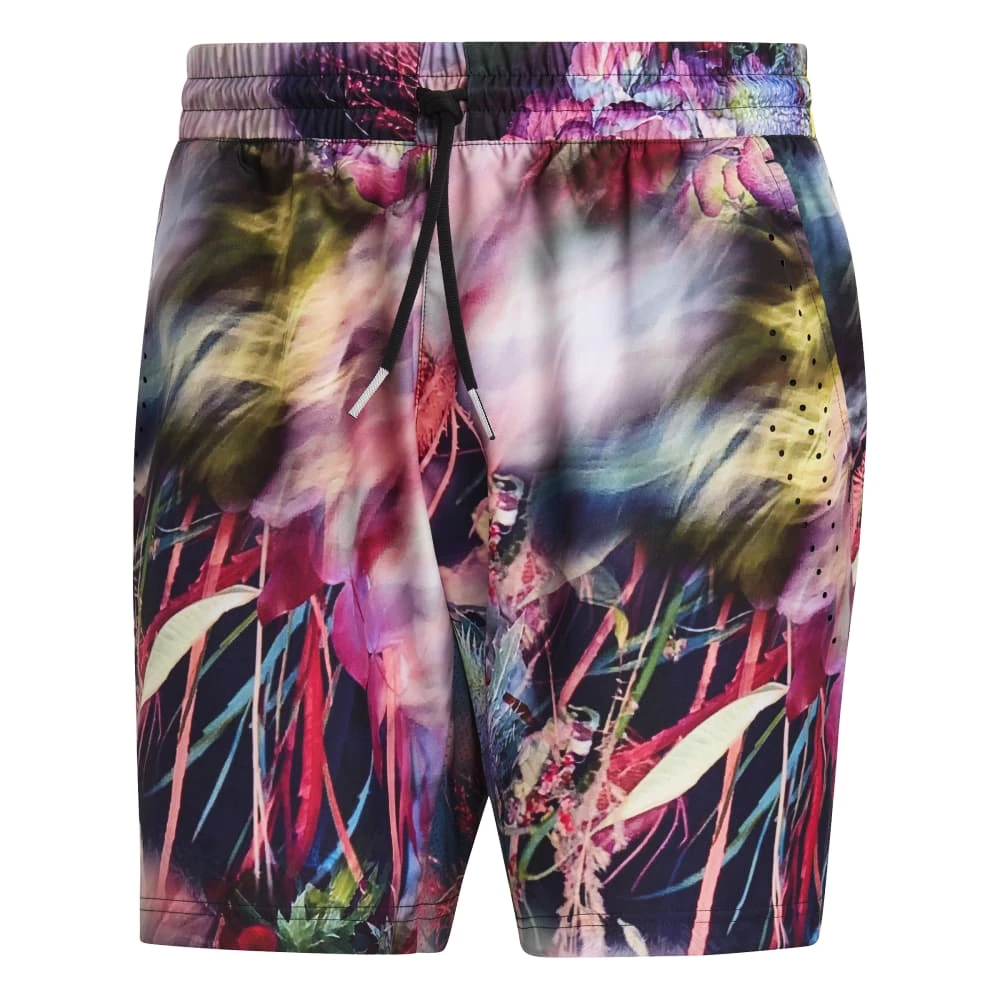 Moške kratke hlače adidas  Melbourne Ergo Tennis Graphic Shorts Multicolor/Black