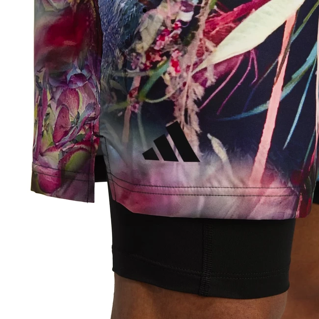 Moške kratke hlače adidas  Melbourne Ergo Tennis Graphic Shorts Multicolor/Black