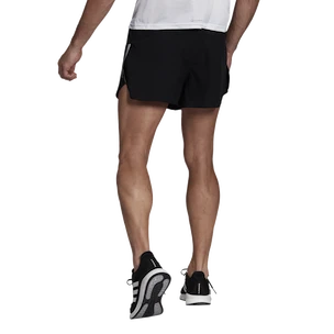 Moške kratke hlače adidas  Run Fast Reflective Split Shorts Black