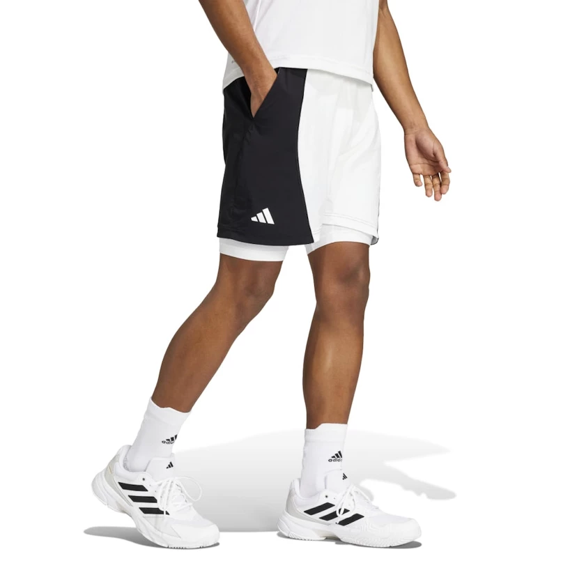 Moške kratke hlače adidas  Short & Tight Set White