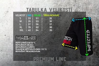 Moške kratke hlače Czech Virus  black