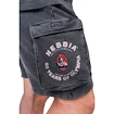 Moške kratke hlače Nebbia NEBBIA x OLYMPIA Washed Loose Fit Cargo Shorts LEGACY 787 black