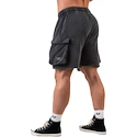 Moške kratke hlače Nebbia NEBBIA x OLYMPIA Washed Loose Fit Cargo Shorts LEGACY 787 black
