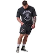 Moške kratke hlače Nebbia NEBBIA x OLYMPIA Washed Sweat Shorts LEGEND 786 black