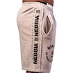Moške kratke hlače Nebbia NEBBIA x OLYMPIA Washed Sweat Shorts LEGEND 786 light grey
