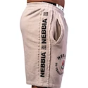 Moške kratke hlače Nebbia NEBBIA x OLYMPIA Washed Sweat Shorts LEGEND 786 light grey