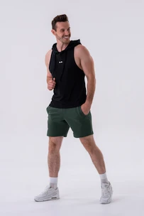 Moške kratke hlače Nebbia  Relaxed-fit Shorts with Side Pockets 319 dark green