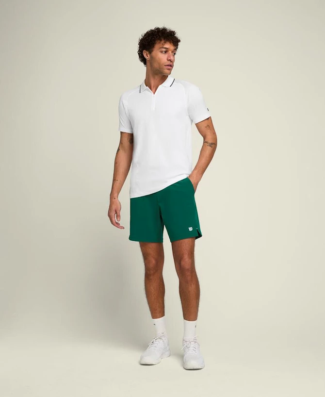 Moške kratke hlače Wilson  M Team Short 7" Courtside Green M