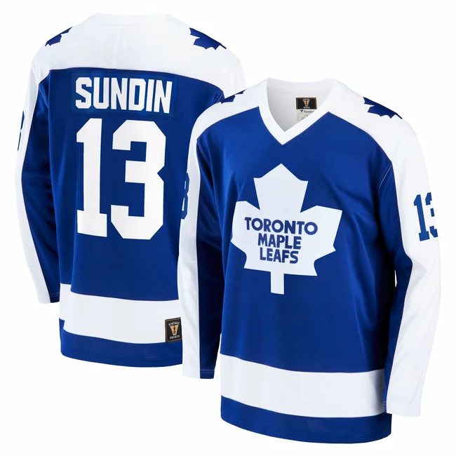 Moški dres Fanatics Breakaway Jersey NHL Vintage Toronto Maple Leafs Mats Sundin 13