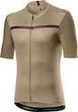 Moški kolesarski dres Castelli  Unlimited Jersey Dark Sand/Bordeaux L