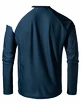 Moški kolesarski dres VAUDE  Moab VI Longsleeve Dark sea