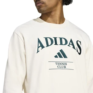 Moški pulover adidas  Heritage Graphic Crew Sweatshirt Chalk White / Aurora Ivy
