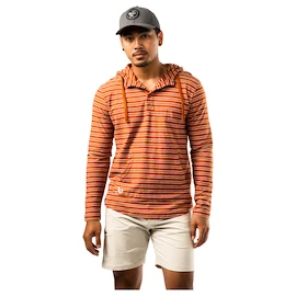 Moški pulover Bauer LTWHT Stripe Hoodie Brick