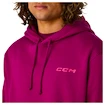 Moški pulover CCM  Casual Hood Boysenberry