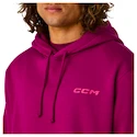 Moški pulover CCM  Casual Hood Boysenberry