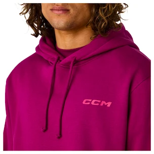Moški pulover CCM  Casual Hood Boysenberry