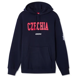 Moški pulover CCM Flag Hood Team CZE Navy