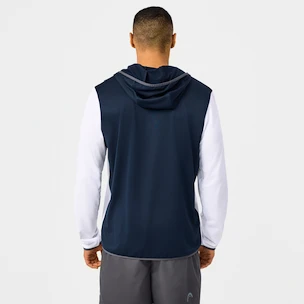 Moški pulover Head  CLUB 25 TECH Hoodie Men Navy/White