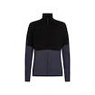 Moški pulover Icebreaker Merino 400 RealFleece Descender LS Z Black/Graphite/Cb XL