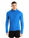 Moški pulover Icebreaker  Quantum III LS Zip Hood