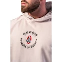 Moški pulover Nebbia NEBBIA x OLYMPIA Washed Hoodie HERITAGE 793 light grey