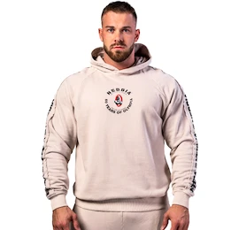 Moški pulover Nebbia NEBBIA x OLYMPIA Washed Hoodie HERITAGE 793 light grey