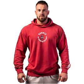 Moški pulover Nebbia NEBBIA x OLYMPIA Washed Hoodie HERITAGE 793 red
