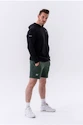 Moški pulover Nebbia  Pull-over Hoodie with a Pouch Pocket 331 black